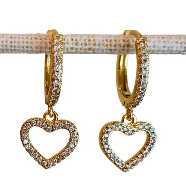 Aretes corazon