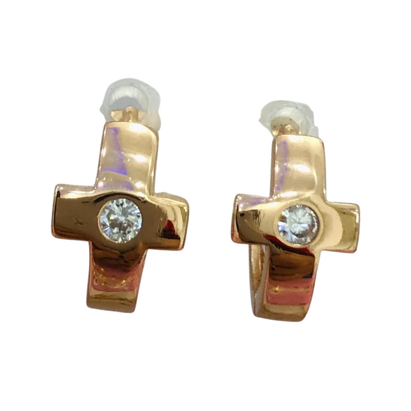 arete huggie gold