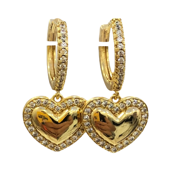 Aretes de corazón